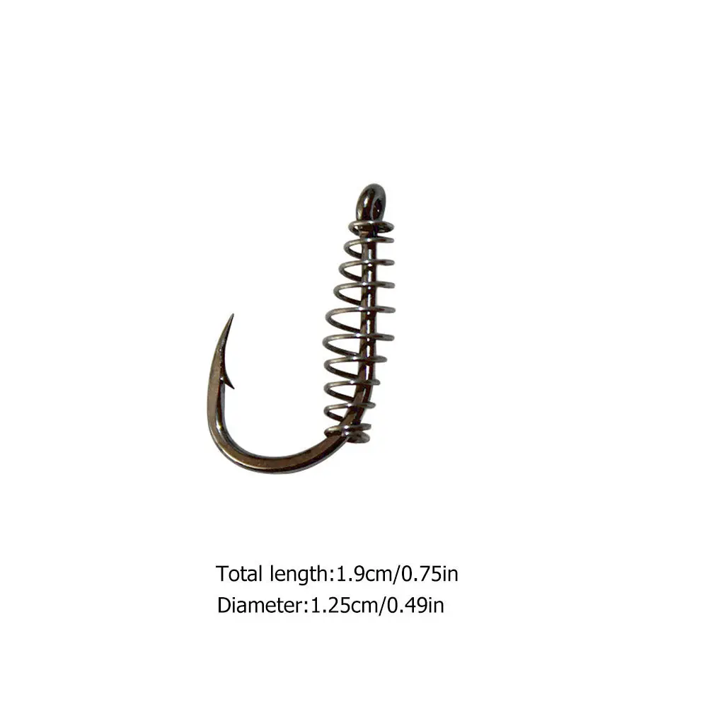 30 قطعة من خطافات الصيد لملحقات حامل طعم المياه العذبة ومستلزمات المعدات #4