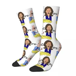 Happy Funny Men's Socks Biden And Kamala Harris Parod Retro Harajuku Beavis And Butthead Casual Crew Crazy Sock Gift Printed