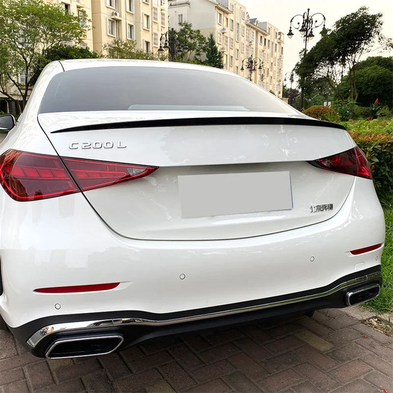 Cauda Spoiler traseiro para Mercedes Benz, Traseiro Trunk Lip Spoiler, DucK Tail, Classe C W206 C200 C260 C300 C43 C63 AMG 2022 +