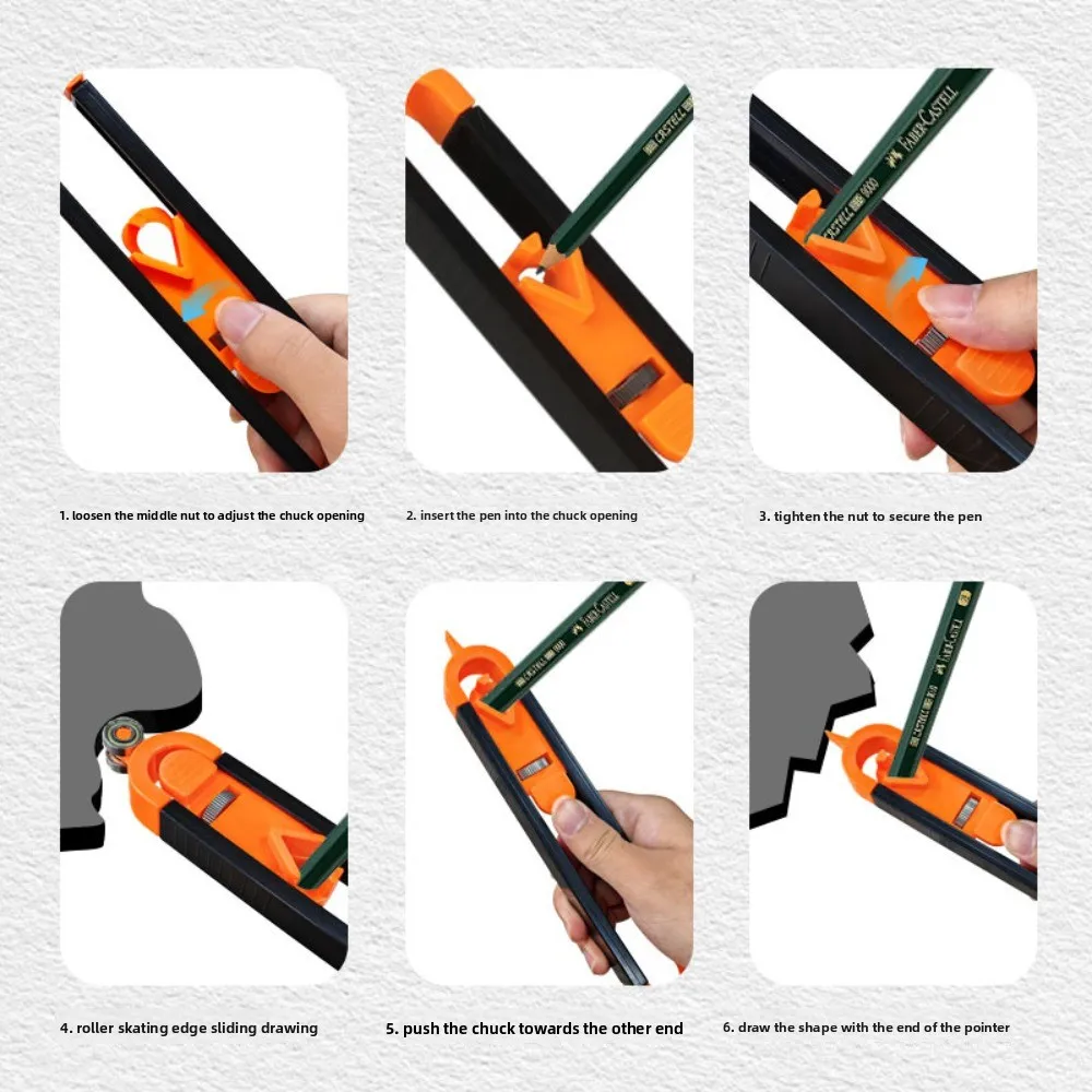 مقياس كفاف دقيق ملامح متر أداة كاتب جديدة غير منتظمة الشكل الناسخ لتقوم بها بنفسك أدوات قياس زاوية حافة النجارة