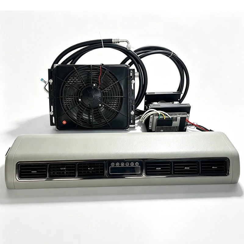 Auto Electric 24V DC Parking Air Conditioner Battery Power 24V air Conditioner Inverter for Excavator Tractor Source Factory