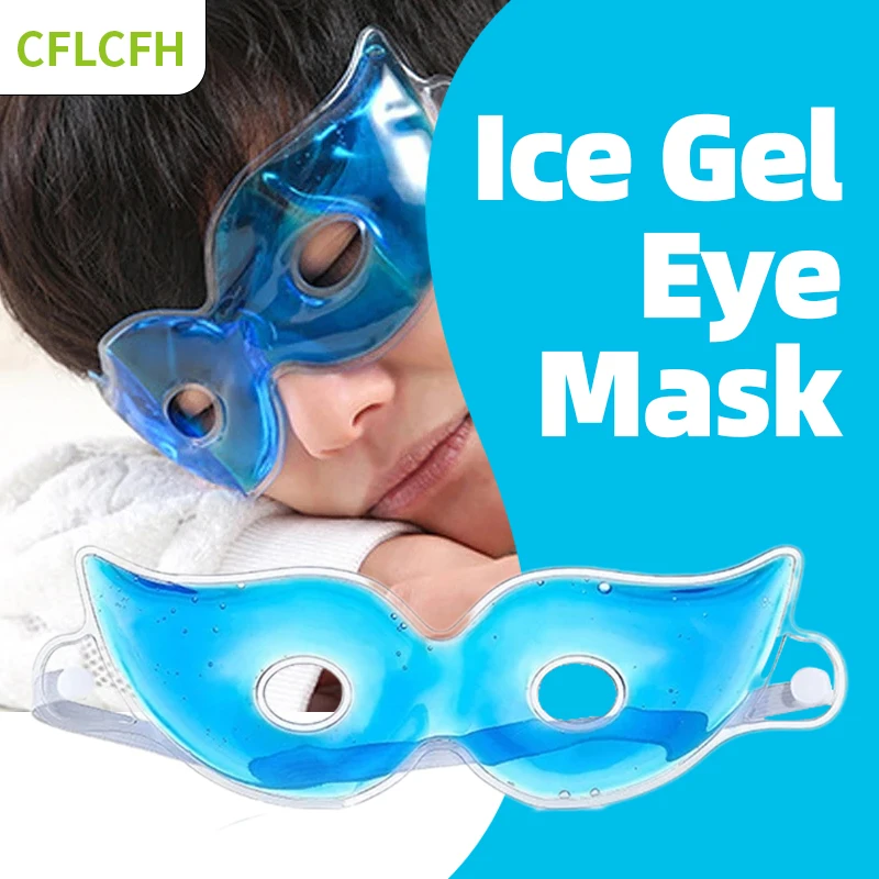 

Eye Mask Reusable Ice Gel Anti Dark Circles Relieve Fatigue Face Eyes Moisturizing Cold Therapy Soothing Relaxing Care Masks