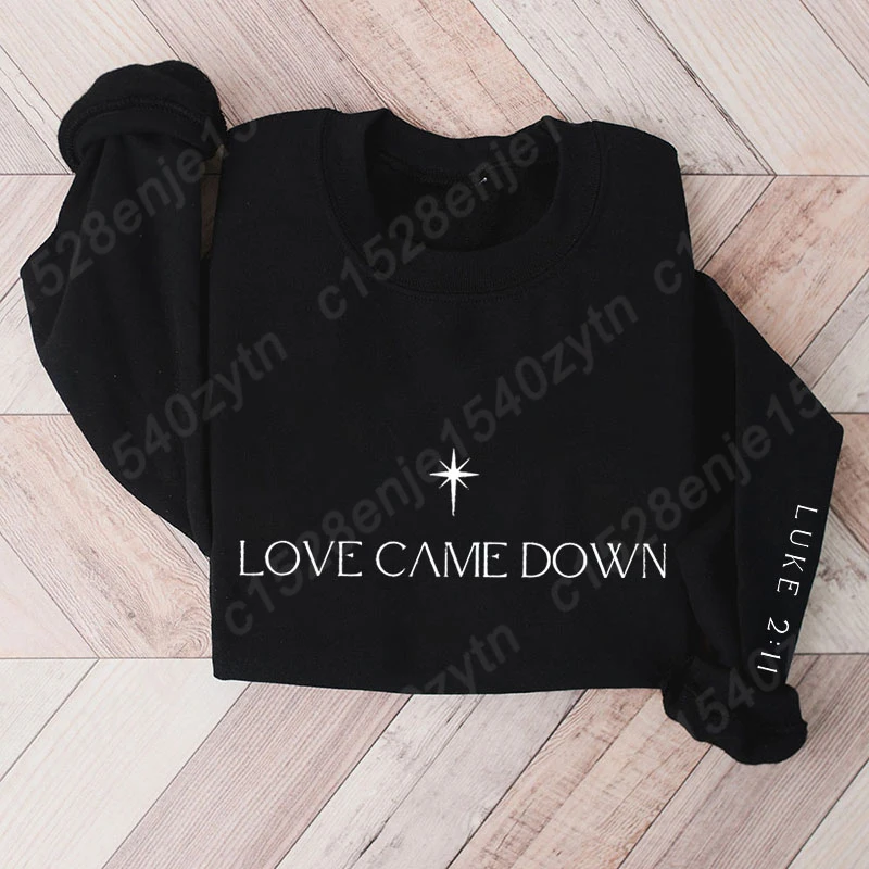 

Women Casual Letter Print Crew Neck Long Sleeve Sweatshirt, Christian Quote Sweatshirt, Oversized Sweatshirts For Autumn/Winter