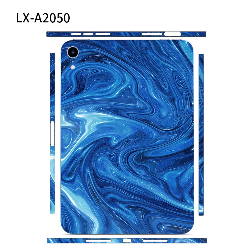 For iPad Pro 2022 2021 2018 12.9 11 Mini 7 6  Full Cover Colorful Back Film Covers Decal Skin Protector Sticker