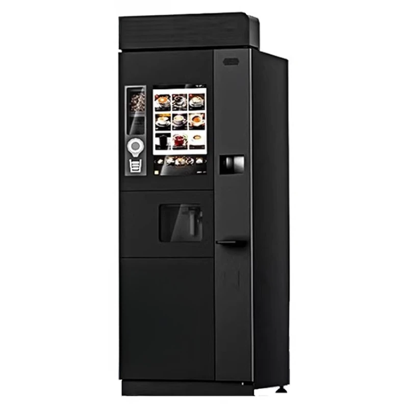 Self-service freshly ground coffee machine automatic milk machine unmanned vending machine