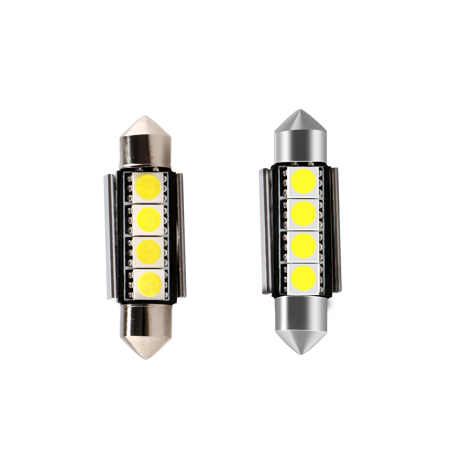 10pcs C5W LED 39mm 42mm 4SMD Dome Festoon LED Car Light Bulb 6411 578 212-2 12844 Auto Lamp Interior Lights Car Light Source