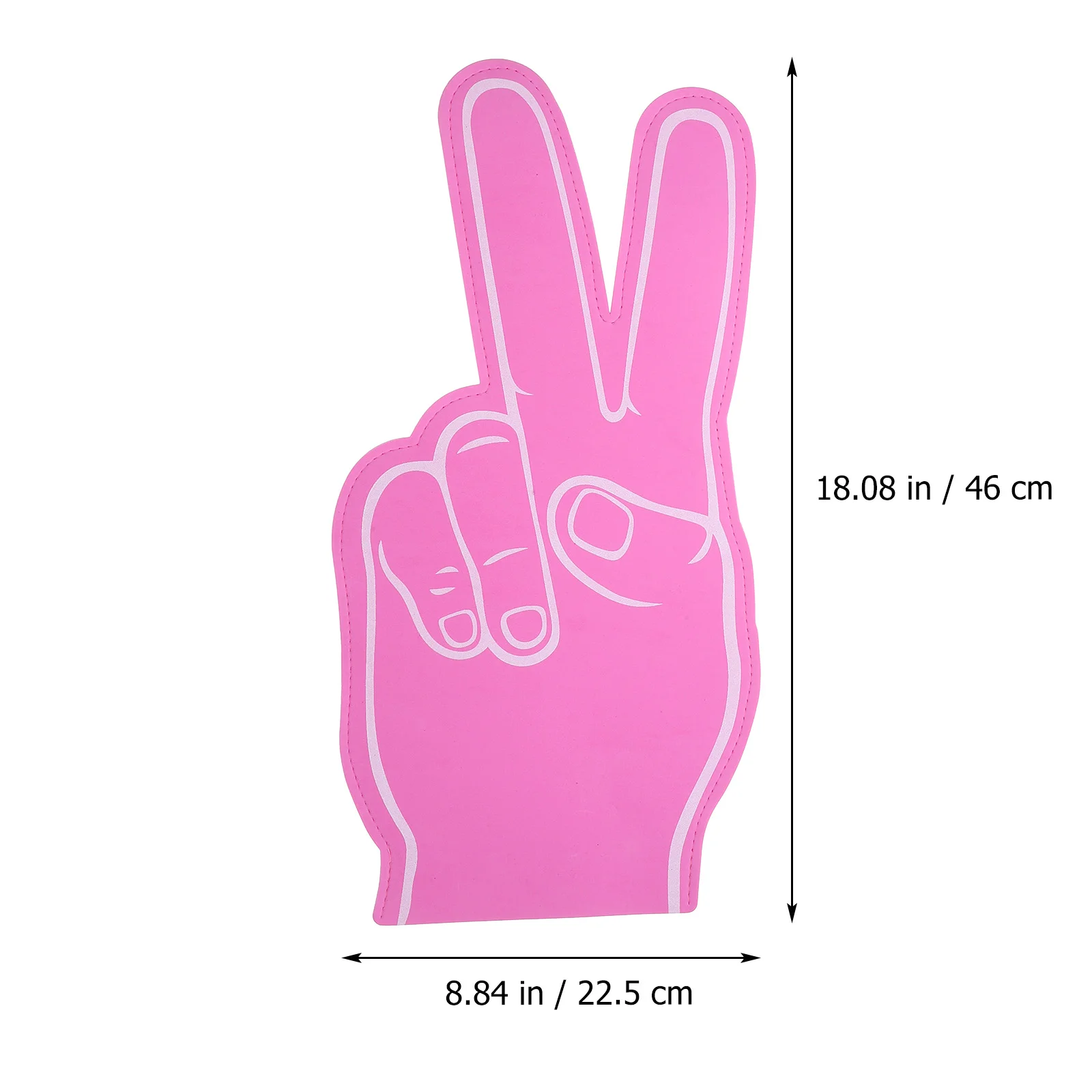 Baseball Foam Fingers Cheerleading Hand Gesture Toys Foams for Sporting Events Sports Party Favor Pointer Props Rosy