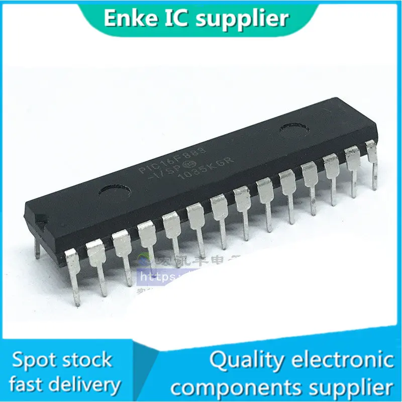 Free shipping 50pcs/lots PIC16F883-I/SP 16F883 16F883-I/SP PIC16F883 SOP-28 IC in stock!