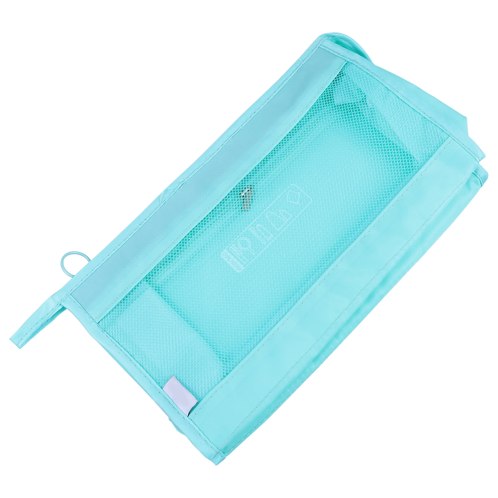 

Toiletry Travel Storage Portable Makeup Hanging Rope Lightweight Nylon Mesh Drainage Travel Wash Bath Cosmetics Organizer Simple