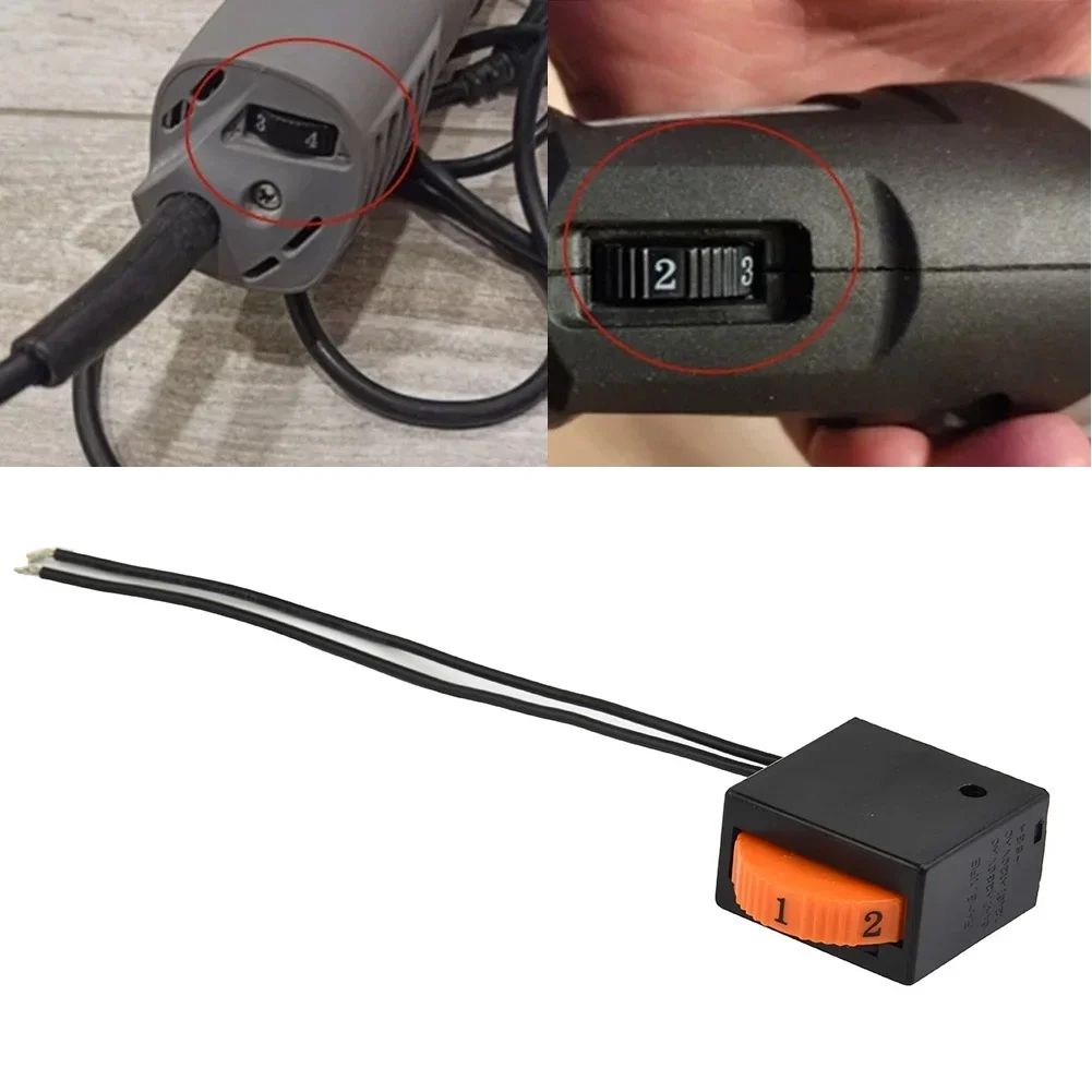 

1Pc Speed-Controller Switch 250V 6A 6 Positions FA-8/1FE 5E4 Spare Parts For Electric Grinder Polishing Machine Power Tools