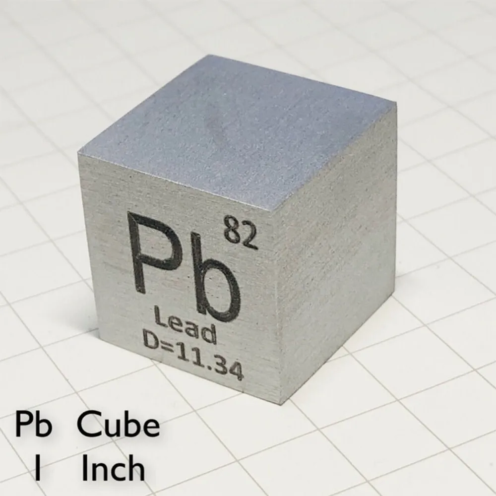 Element Cube Periodic Density Cubes 25.4mm Inch Collection Carbon Iron Titanium Molybdenum Magnesium Chromium Tungsten Copper