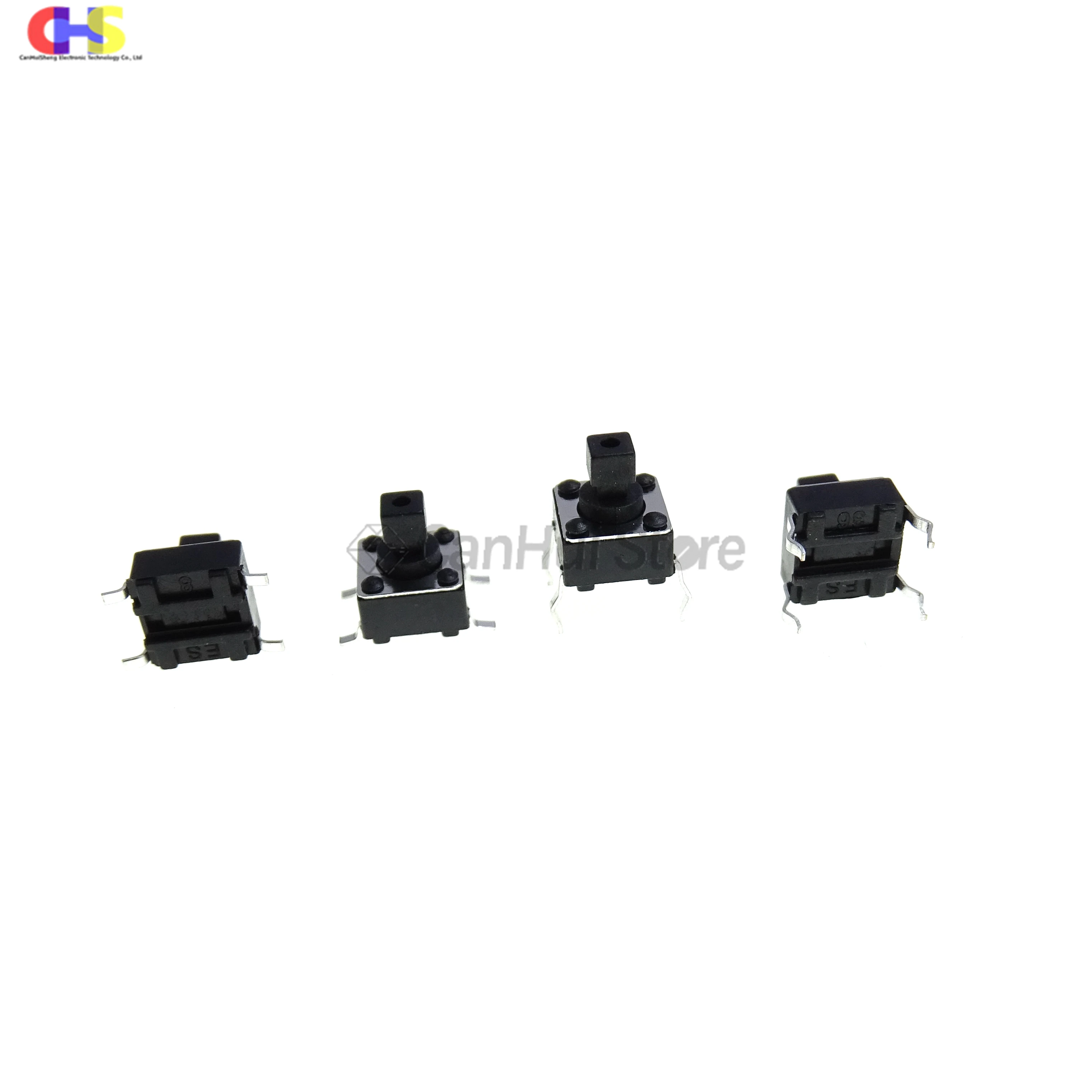 10/50pcs 6X6X7.3 6*6*7.3 mm DIP/SMD 4 Pin Tact Push Button Switch Micro Touch Button Reset switch Light touch Power key Switches