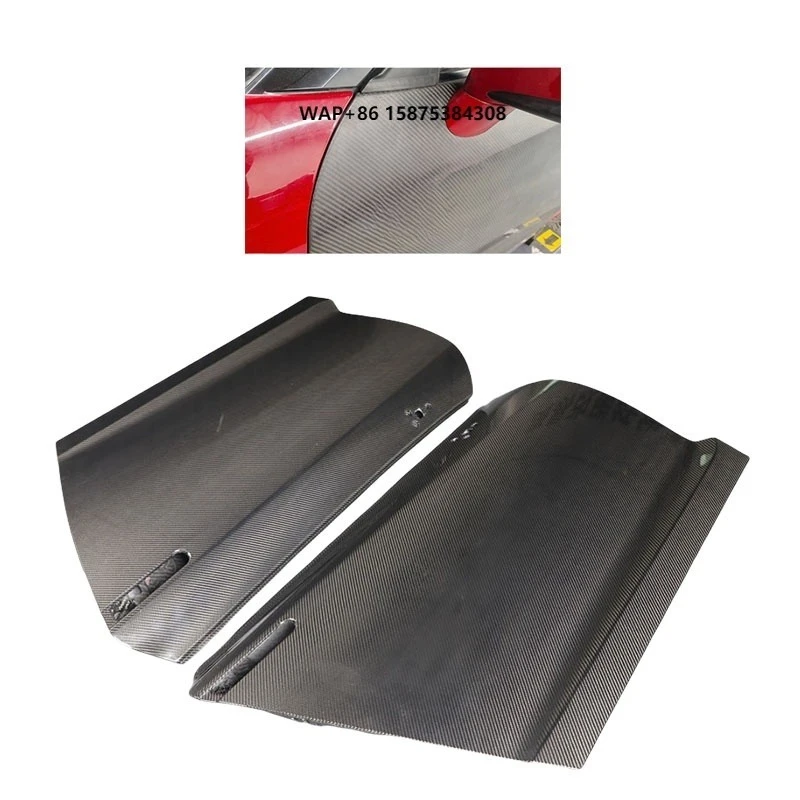 High Quality Carbon Fiber Side Door Plate for Nissan GTR GTR35 R35 2008+ Carbon Fiber Side Door Panel Cladding Molding Doors