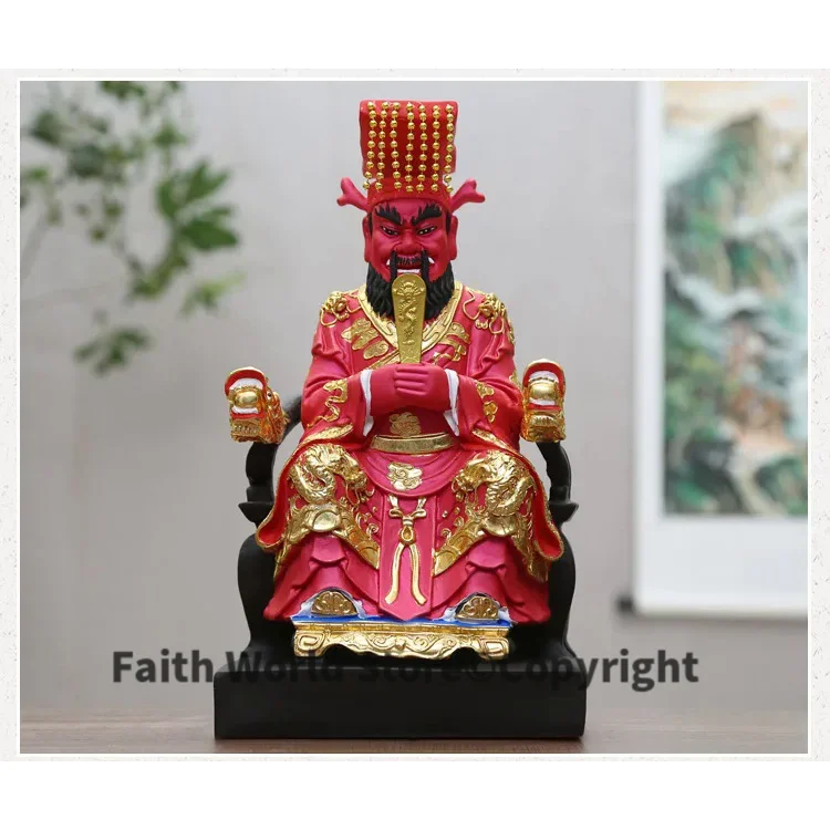 Wholesale Buddha Taoism figure Southeast Asia HOME protection Exorcise evil spirits Prosperity FENG SHUI Dragon King God statue