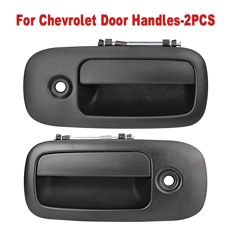 2PCS Car Exterior Door Handles Left Front & Right Side For 1996-2009 Chevrolet Express GMC Savana 1500 2500 3500 4500