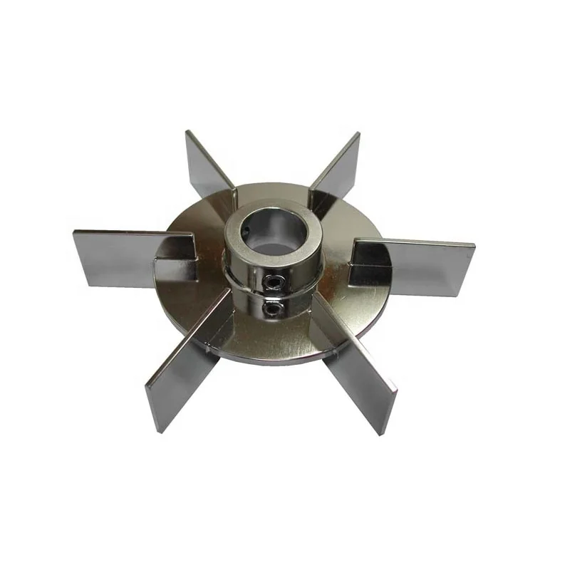 Straight Flat Blade Disc Rushton Turbine impeller agitator