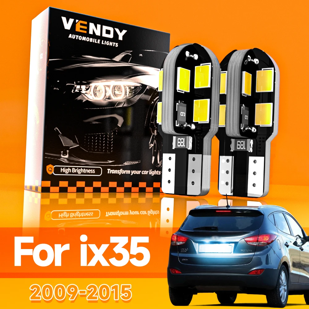 

2pcs For Hyundai ix35 2009-2015 LED License Plate Light 2010 2011 2012 2013 2014 Canbus Accessories
