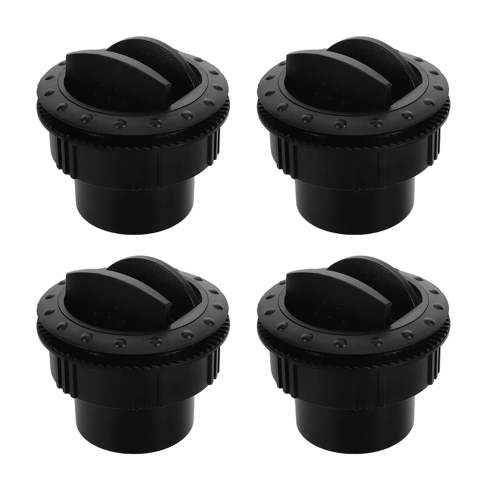 

4pcs Universal Rv Air Conditioning Outlet Round Car Ceiling Air Vent Cover For Multiple Seats Installation Dashboard