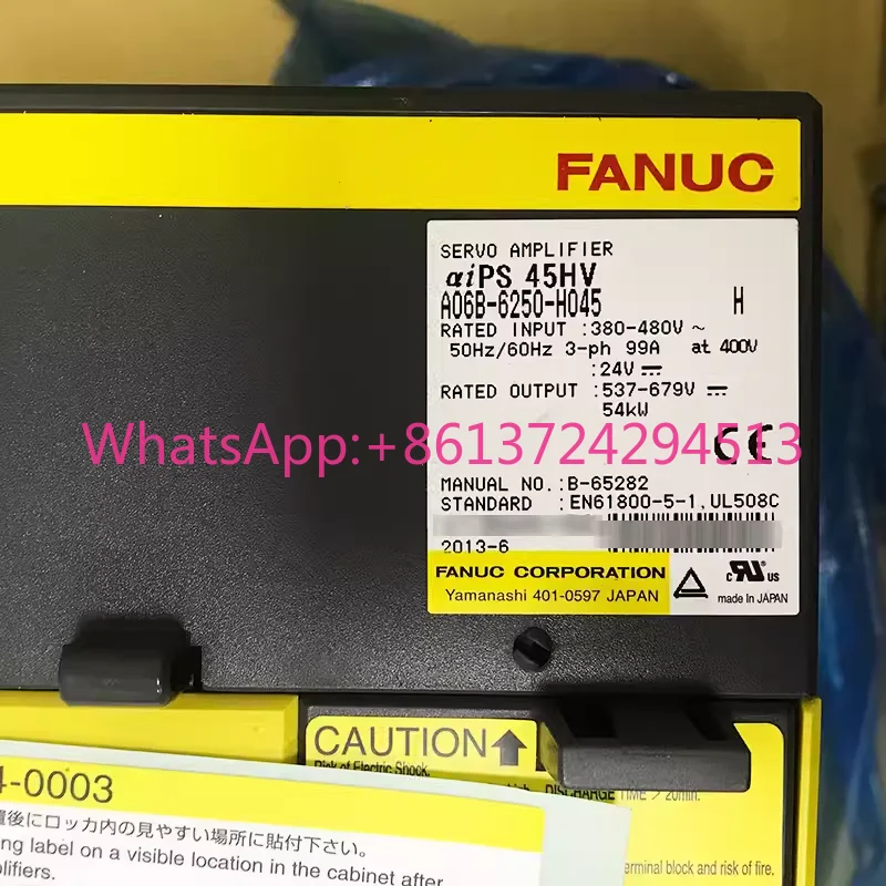 

A06B-6250-H045 New Fanuc Servo Driver IN STOCK Fast ship