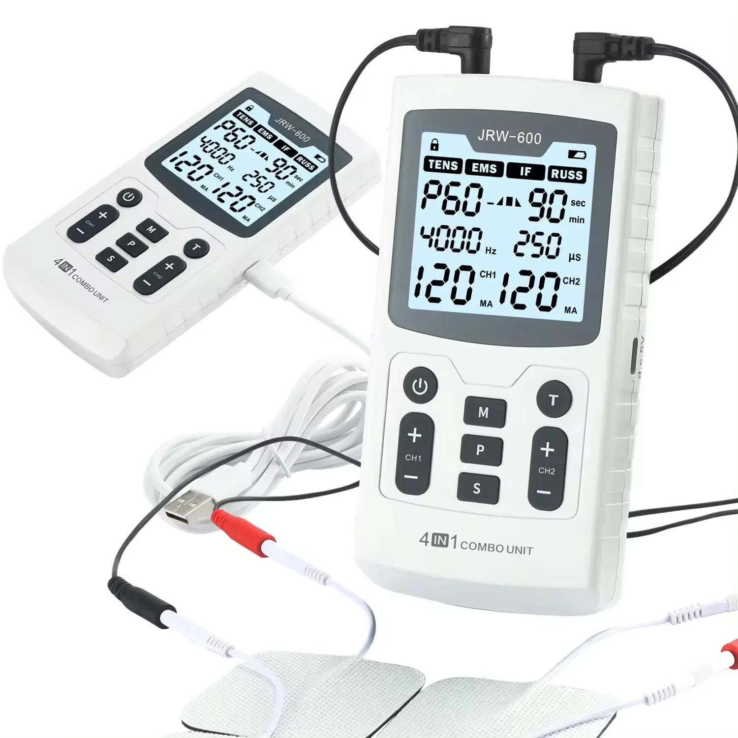 

Electric Muscle Physiotherapy Therapy Stimulator High Frequency Adjustable Slimming Device Interferential Current EMS TENS IFT