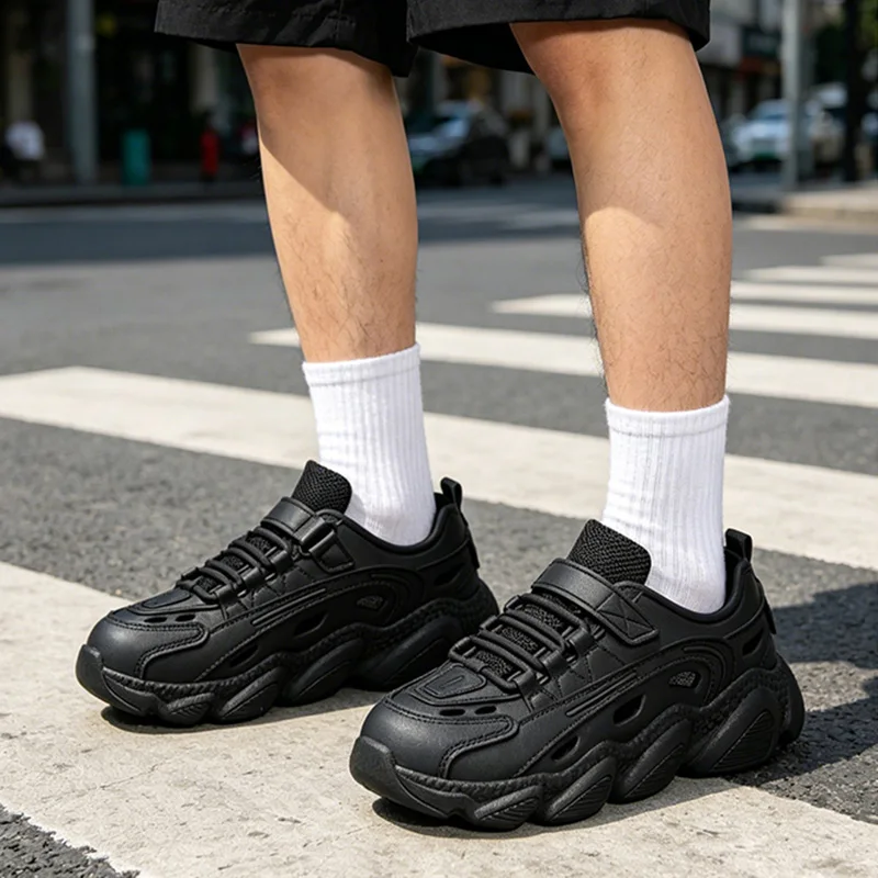 

Comfort Thick Bottom Clogs Sandals Men Summer 2026 Plus Size 45 Waterproof EVA Non Slip Water Shoes Man Hollow Out Sports Shoes