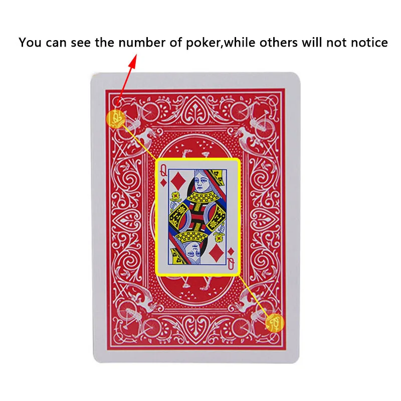 New Secret Marked Poker Cards See Through Playing Cards Magic Simple But Unexpected Magic Tricks