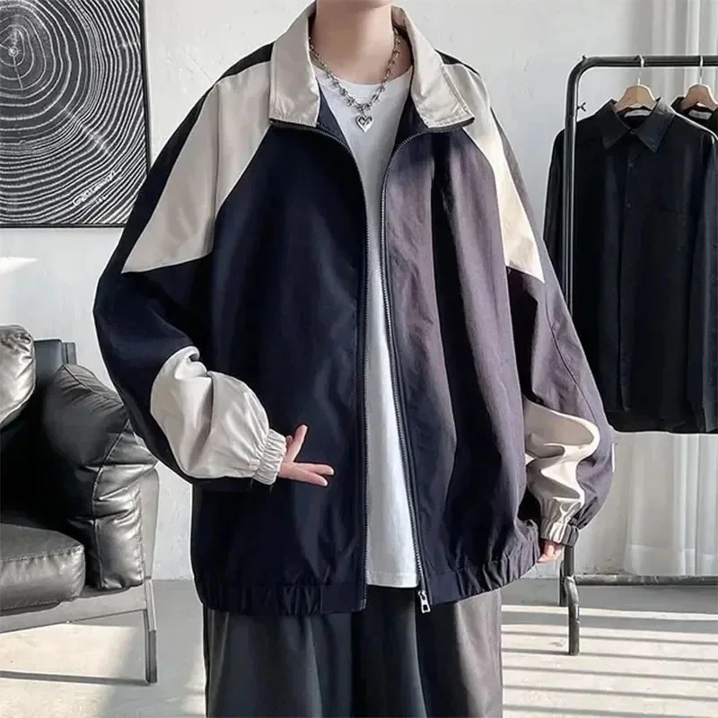 Men Jackets Embroidery Baseball Coats Spring Autumn Male Casual Streetwear Fashion Outdoor Outwear Loose Men Clothing