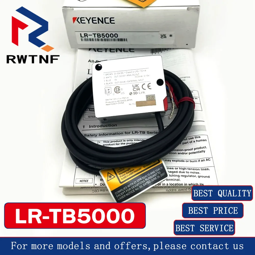 New LR-TB5000 Genuine KEYENCE Laser displacement sensor with detection distance of 5m