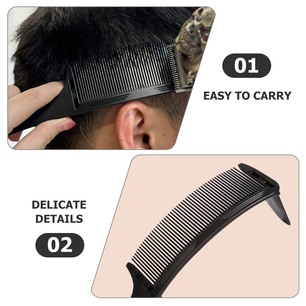 

1 set 1 Set Styling Barber Comb Men For Men Durable Plastic Hair Barber Combs Comb Set For Salon Small Hair Combs Home Use