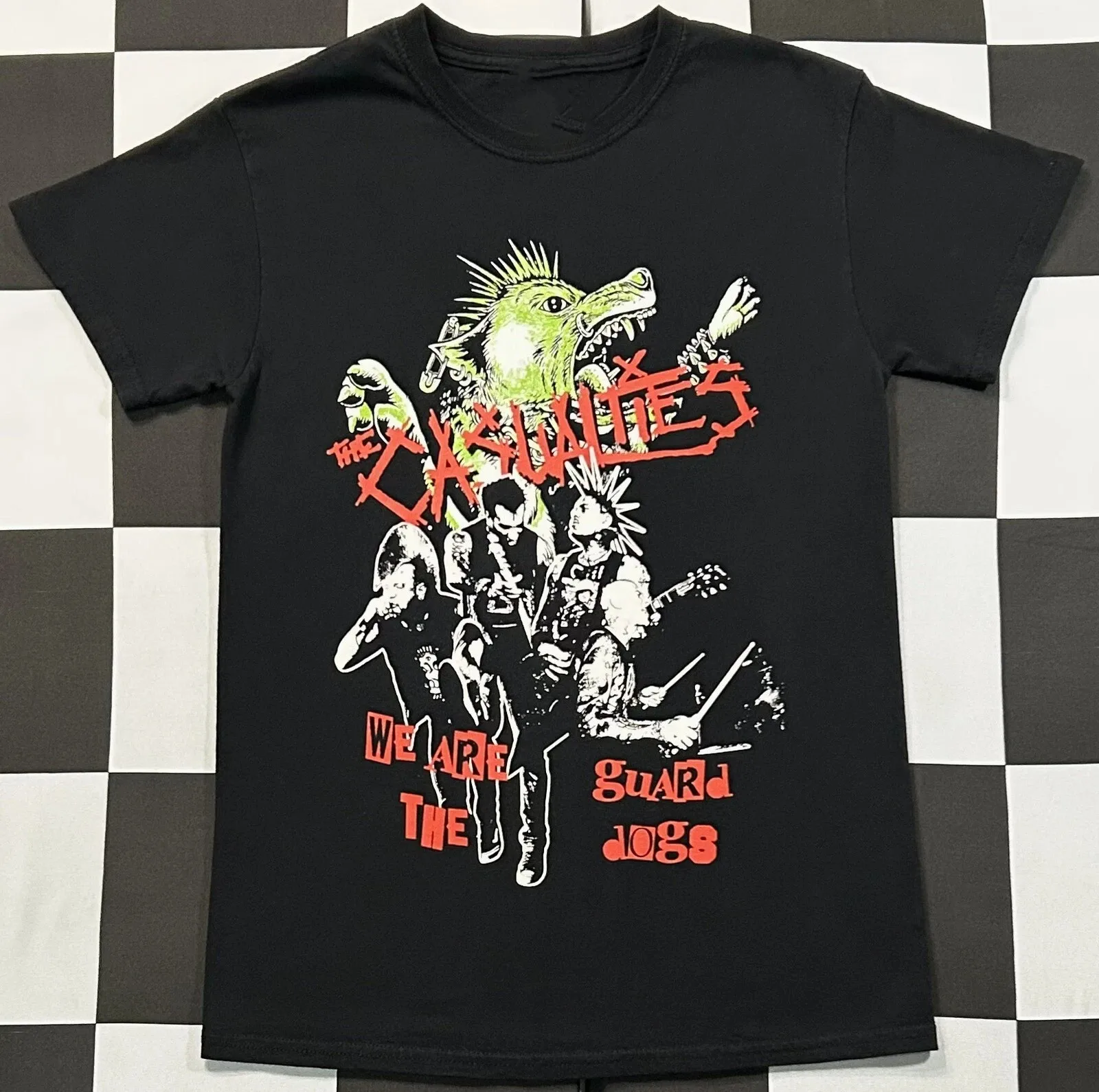 The Casualties Band We Are The Guard Dogs Cotton Black S-5XL T Shirt EN835