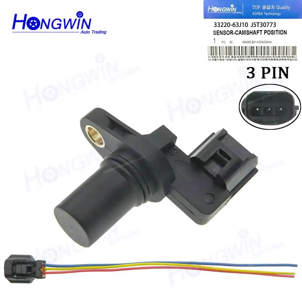 33220-63J10 J5T30773 Датчик положения распределительного вала двигателя для SUZUKI SUBARU Grand Vitara II JT TD TE M16A K390-07 81091 0960127