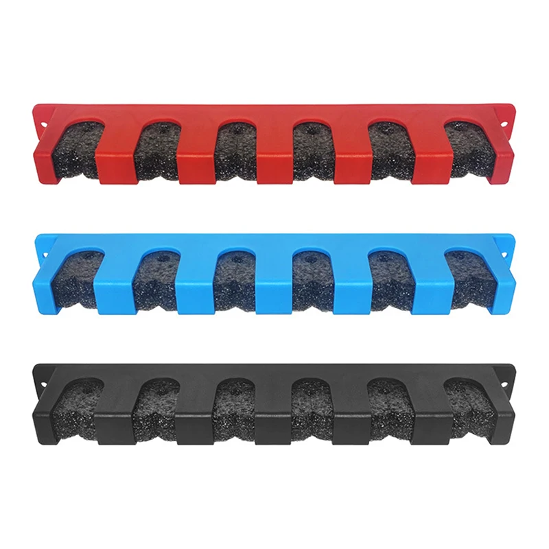 Fishing Rod Holders 6-Rod Rack Vertical Pole Holder Wall Mount Modular For Garage Fishing Pole Display Stand Fixed Frame