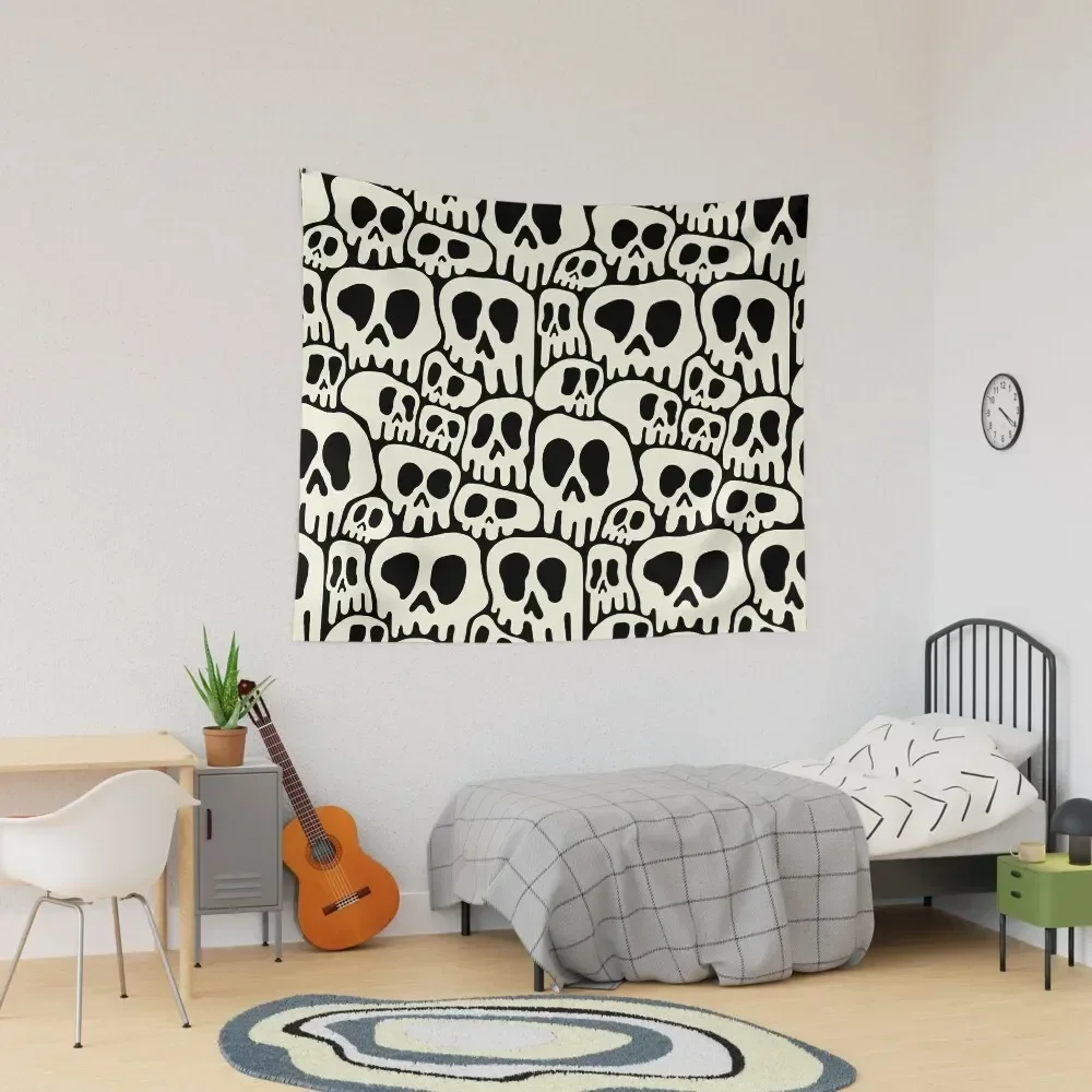 

Cute Spooky Skulls Tapestry Wall Art Home Decor Aesthetic Korean Room Decor Decoration Pictures Room Wall Tapestry