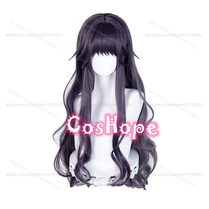 Waguri Kaoruko Cosplay perruque 90 cm de Long violet gris perruque Anime résistant à la chaleur perruques synthétiques pour Halloween carnaval Costume