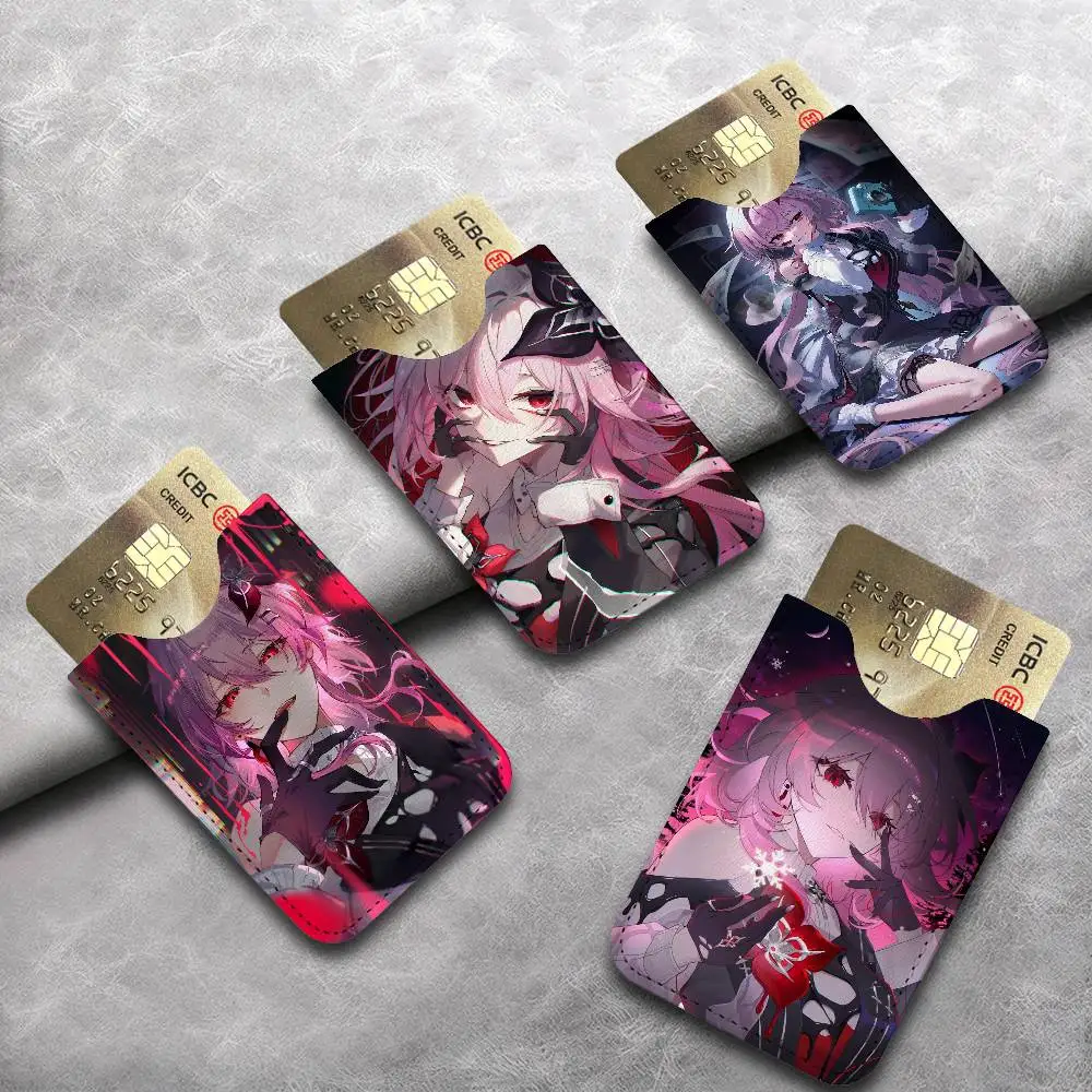 Game Honkai Star Rail Everight Light and thin mini bag small and portable bus card protective leather case for men and women