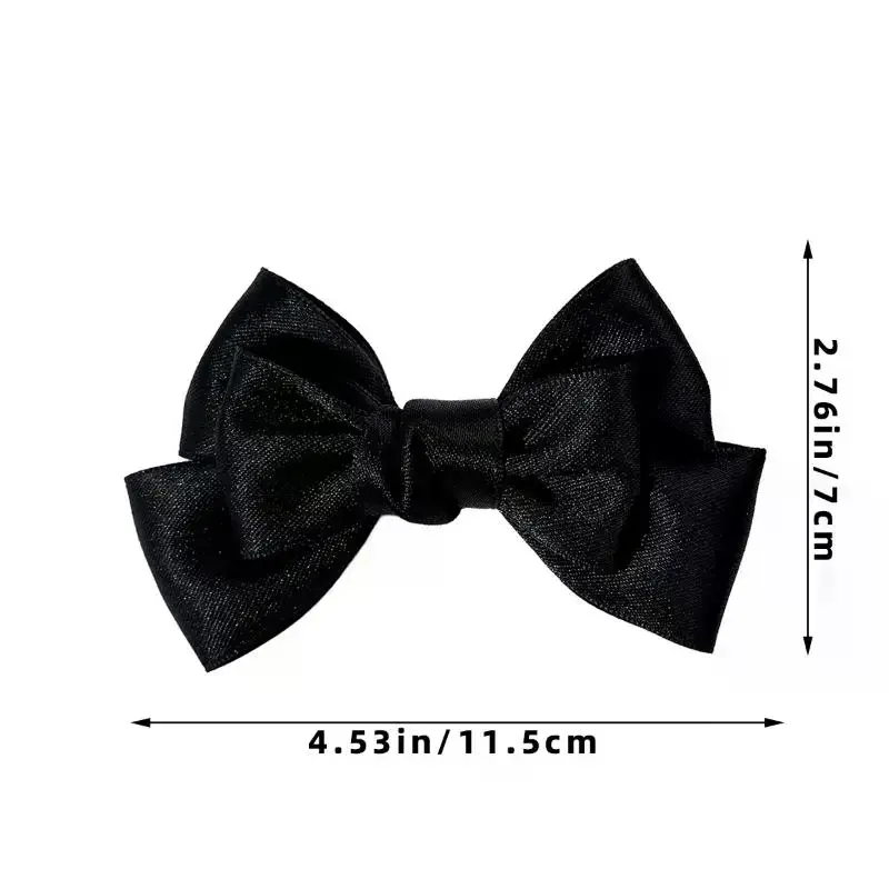 شريط أسود القوس اللؤلؤ بروش للنساء تنوعا قميص طوق دبابيس الملابس الديكور الشريط التعادل مجوهرات اكسسوارات هدايا #6