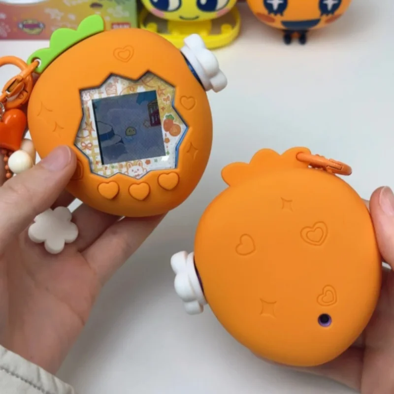 Tamagotchi Paradise – housse de protection pour Machine à animaux de compagnie, fraise rose, livré avec panneau en papier, pendentif, nouvelles couleurs, en Stock