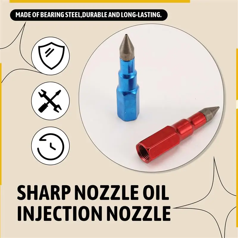 Dysza smarownicza A76K Heavy Duty, dysza smarownicza z końcówką wypukłą, dysza miedziana, uniwersalna dysza do smaru, akcesoria do smarownic.