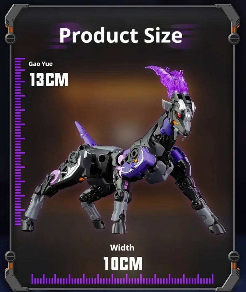 BEASTBOX ขายดี 52Toys Beast Box Series ของเล่นแปลงร่างปราสาทเวทมนตร์รูปแพะ ของเล่นโมเดลสร้างสรรค์จากประเทศต่างๆ แนวหุ่นยนต์แปลงร่าง ของเล่นพกพา