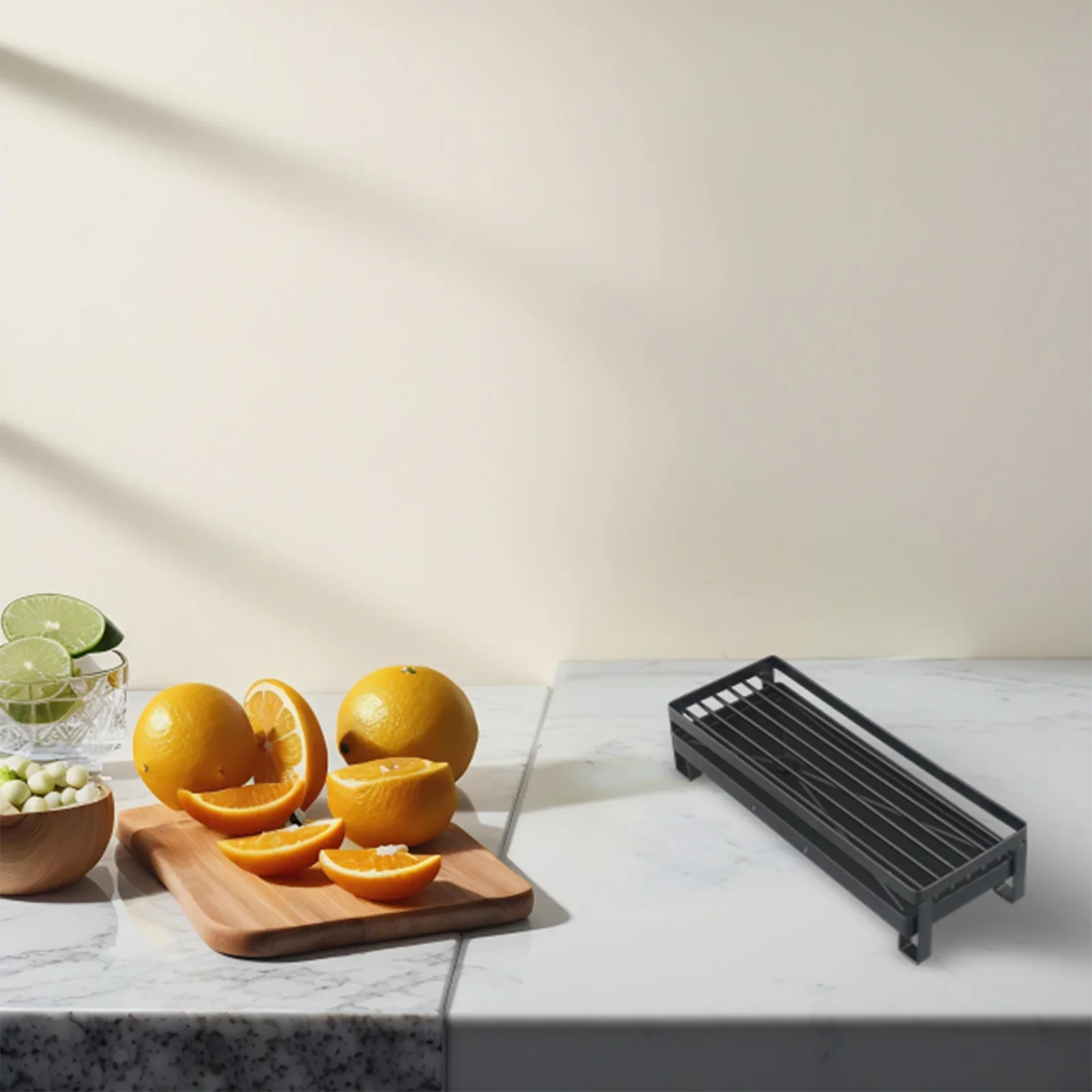 Effective Drainage Kitchen Storage Convenient Higher Bar Design Keep Kitchen Granite Countertop Clean And Tidy