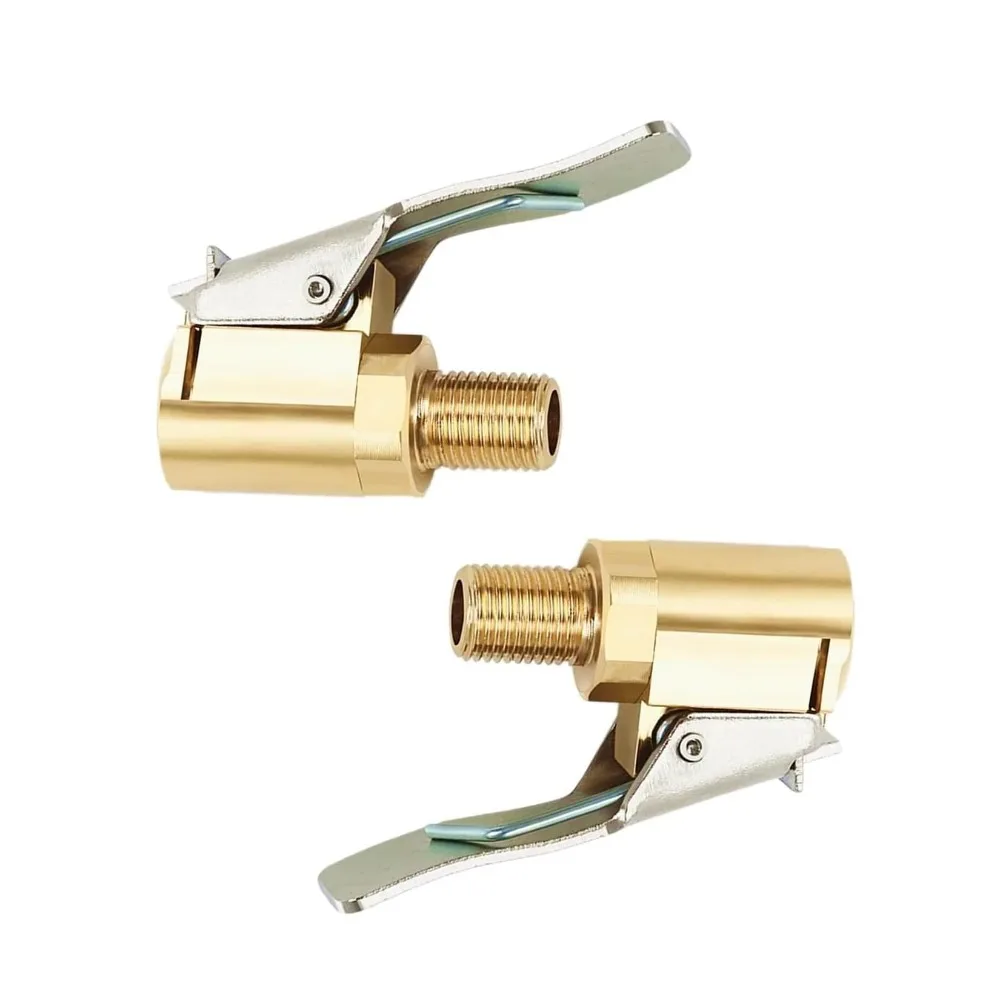 Car Air Chuck 2PCS Brass Tire Chuck 1/4