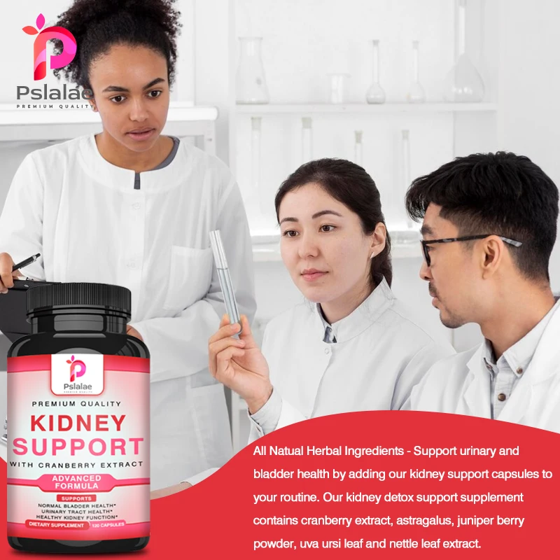 Kidney Support Supplement with Cranberry Extract - Promotes Cleansing, Detoxification and Repair