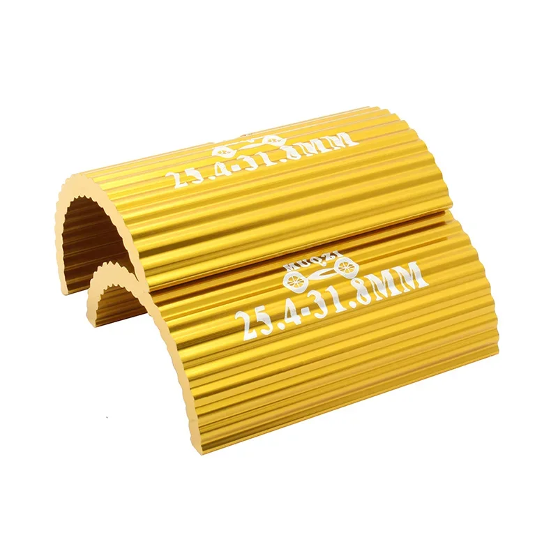 1 زوج دراجة المقود تحويل الرقائق 25.4 مللي متر إلى 31.8 مللي متر 31.8 مللي متر إلى 35 مللي متر فتحة ضبط محول الجبلية الطريق دراجة المخفض