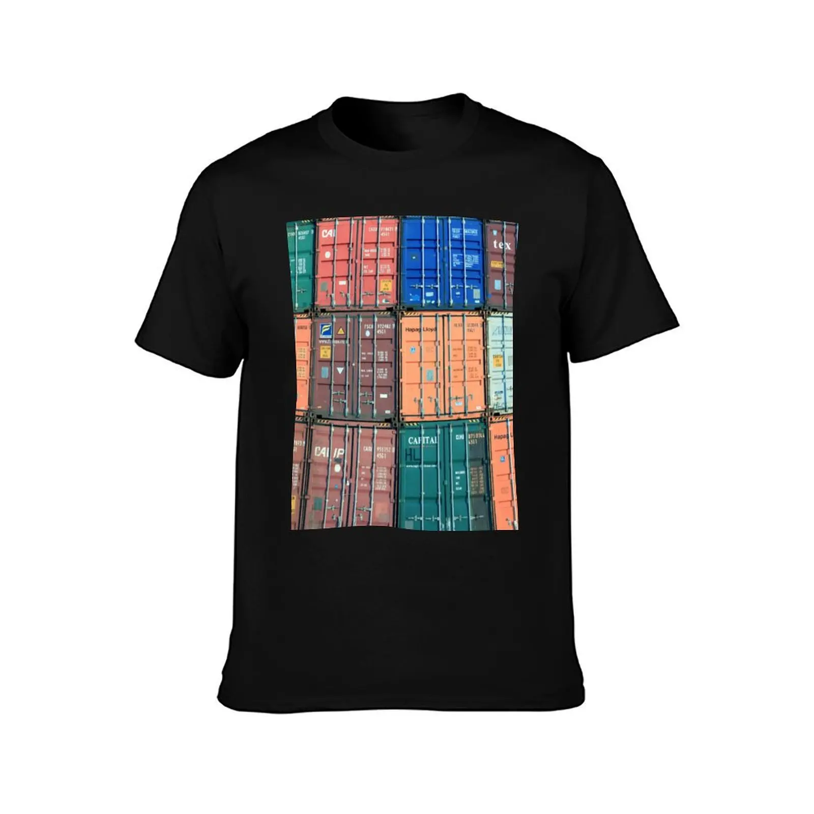 For the Love of Shipping Containers T-Shirt t shirts for man cotton funny T-Shirt