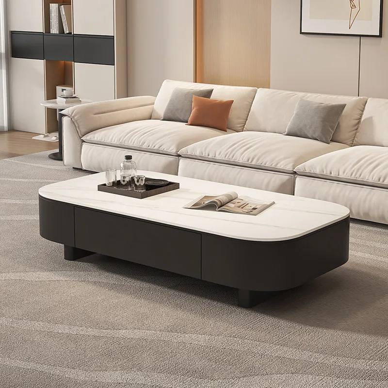 

Storage Designer Side Table Decoration Luxury Modern Living Room Organizer Drawers Coffee Table Moving Meubles Home Furniture