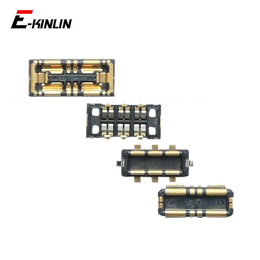 2pcs Inner Battery Connector Clip Contact Repair Parts For Huawei Honor 8X 8S 8C 8A 8 Pro Lite On the MotherBoard Flex