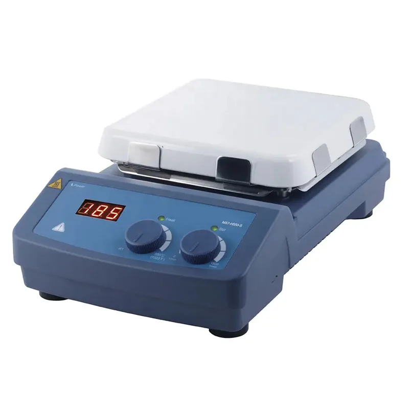 China Magnetic Hot Plates Laboratory Automatic Electric Hot Plate with Glass ceramic For Sales