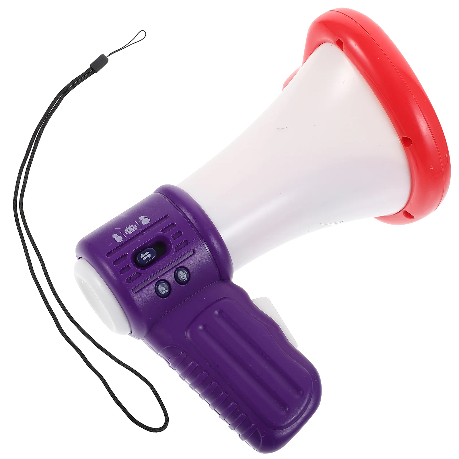 Megaphone Speaker Toy Funny Voice Changing Toys Outdoor White Kids' Toddler Mini Microphone