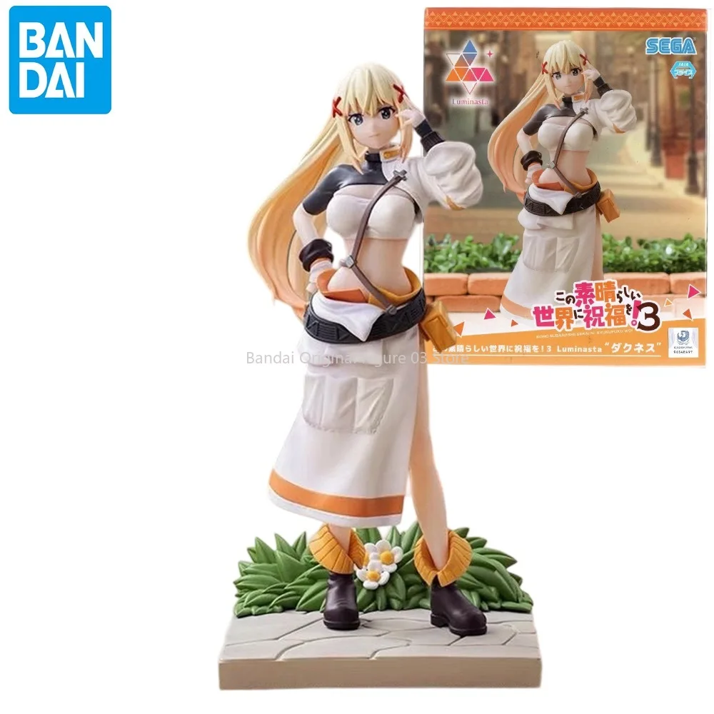 

In Stock Original Sega Konosuba God's Blessing on This Wonderful World! 3 Luminasta Darkness Figure Anime Action Model Toys Gift