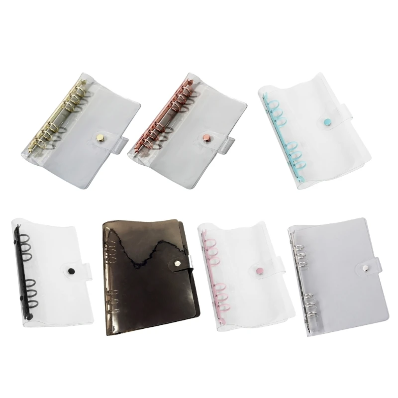 16FB A 5 A 6 cubierta carpeta, cubierta cuaderno, conchas transparentes para cuaderno, 6 archivador con agujeros, cubierta